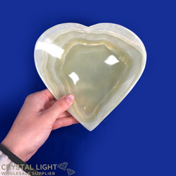 Bowls, Plates & Dishes: Green Onyx Heart Bowl