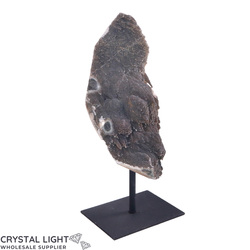 Display Pieces on Stand: Black Amethyst Druse on Stand