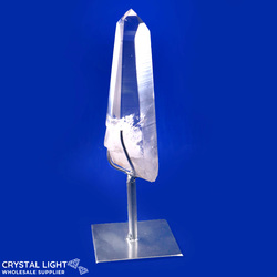 Display Pieces on Stand: Lemurian Quartz Point on Stand (Phantom)