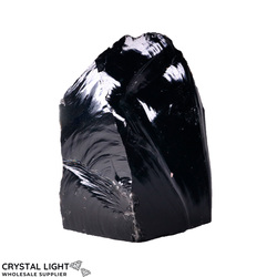 Rough Cut Bases: Black Obsidian Rough Cut Base