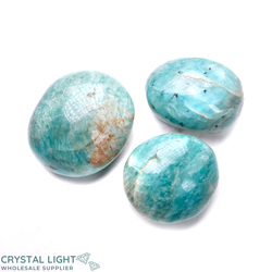 Soapstones & Palmstone Lots: Green Amazonite Palmstone Lot