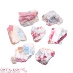 Pink Tourmaline & Aquamarine Specimen Lot
