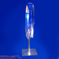 Phantom Crystals: Lemurian Quartz Point on Stand (Phantom)
