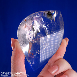 Faceted Shapes: Clear Quartz Faceted Shape (AAA-Grade)