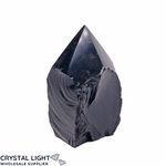 Black Obsidian Cut Base Point