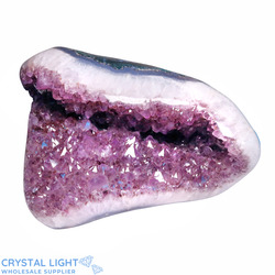 Single Druse Pieces: Amethyst Polished Druse