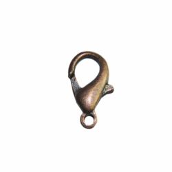 Lobster Clasp: Antique Copper Lobster Clasp 10mm