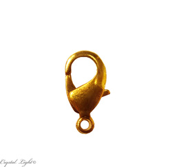 Lobster Clasp: Gold Lobster Clasp 15mm
