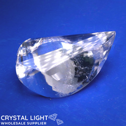 Faceted Shapes: Clear Quartz Faceted Shape (AAA-Grade)