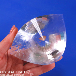 Faceted Shapes: Clear Quartz Faceted Shape (AAA-Grade)