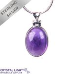 Amethyst Oval Pendant