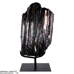 Display Pieces on Stand: Black Tourmaline on Stand (Large)