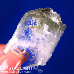 Tabular Crystals: Faden Quartz with Chlorite Point
