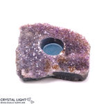 Amethyst Candle Holder (single)