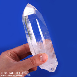 Polished Points: Lemurian Quartz Point