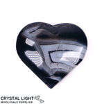 Black Agate Heart