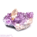 Amethyst Druse with Calcite