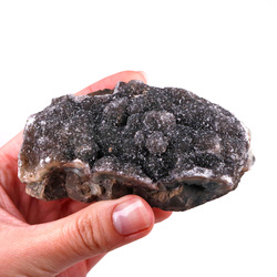 Single Druse Pieces: Black Amethyst Druse