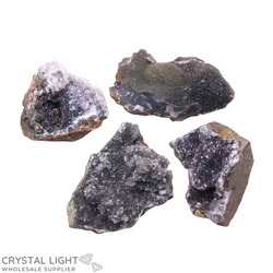 Druse Lots: Black Amethyst Druse Lot