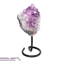 Display Pieces on Stand: Amethyst Druse on Stand