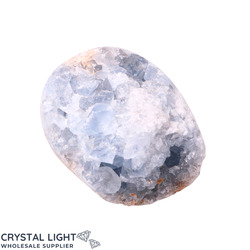 Single Druse Pieces: Celestite Semi-Polished Druse