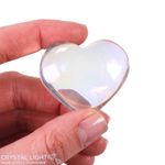 Rainbow Aura Quartz Heart (Single)