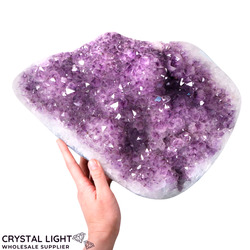 Single Druse Pieces: Amethyst Polished Druse