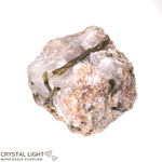 Green Tourmaline in Quartz