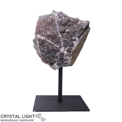 Display Pieces on Stand: Black Amethyst on Stand