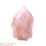 Rose Quartz Cut Base Point