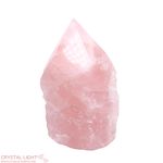 Rose Quartz Cut Base Point