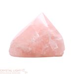 Rose Quartz Cut Base Point