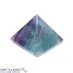 Rainbow Fluorite Pyramid (Single)