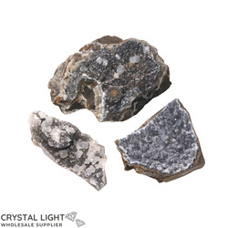 Druse Lots: Black Amethyst Druse Lot