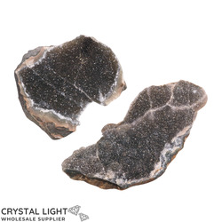 Druse Lots: Black Amethyst Druse Lot