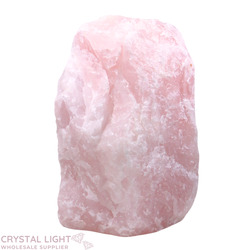 Rough Cut Bases: Rose Quartz Cut Base