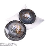 Agate Geode Pot with Lid