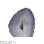 Grey Agate Cut Base Geode