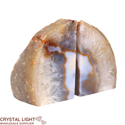 Bookends: Agate Bookends