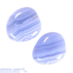 Flatstone Individuals and Lots: Blue Lace Agate Flatstone Lot