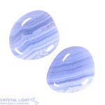 Blue Lace Agate Flatstone Lot