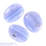 Blue Lace Agate Flatstone Lot