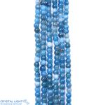 Blue Apatite Beads 4mm