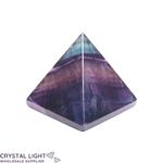 Rainbow Fluorite Pyramid (Single)
