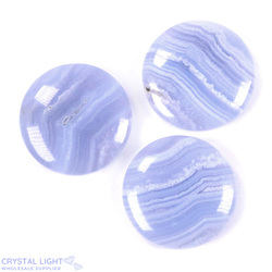 Flatstone Individuals and Lots: Blue Lace Agate Flatstone Lot
