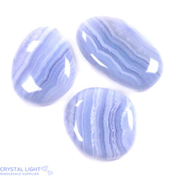 Flatstone Individuals and Lots: Blue Lace Agate Flatstone Lot