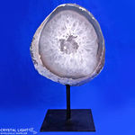 Agate Geode on Stand