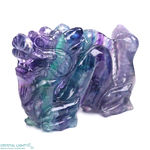 Rainbow Fluorite Dragon