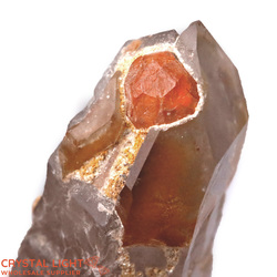 All Other Crystal Specimens: Garnet on Quartz Point