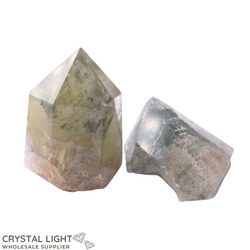 Polished Point Lots: Green Phantom Quartz Point Lot